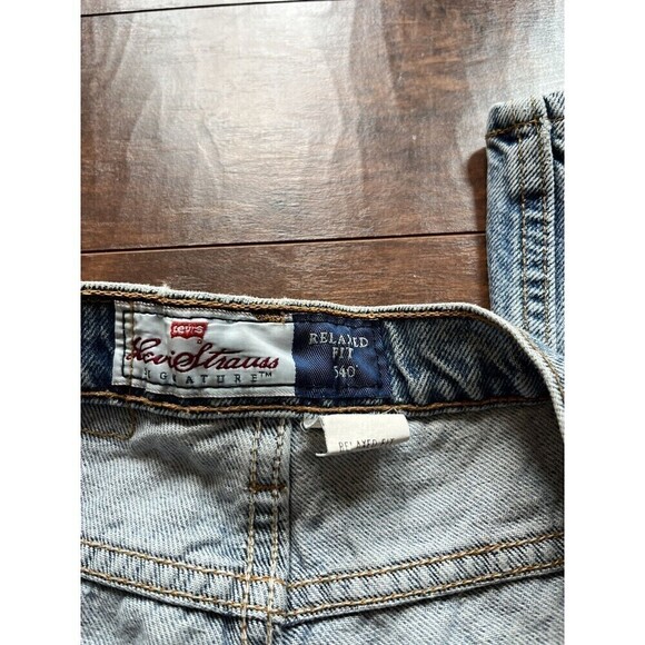 Levis 540 Vintage Y2K Orange Tab Relaxed Fit Straight Leg Jean Sz 38x31 - Picture 3 of 7